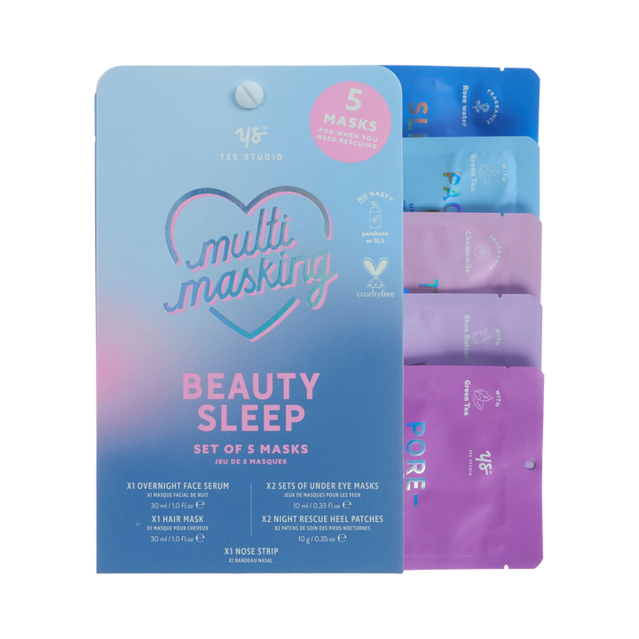 5PC BEAUTY SLEEP SHEET MASK SET