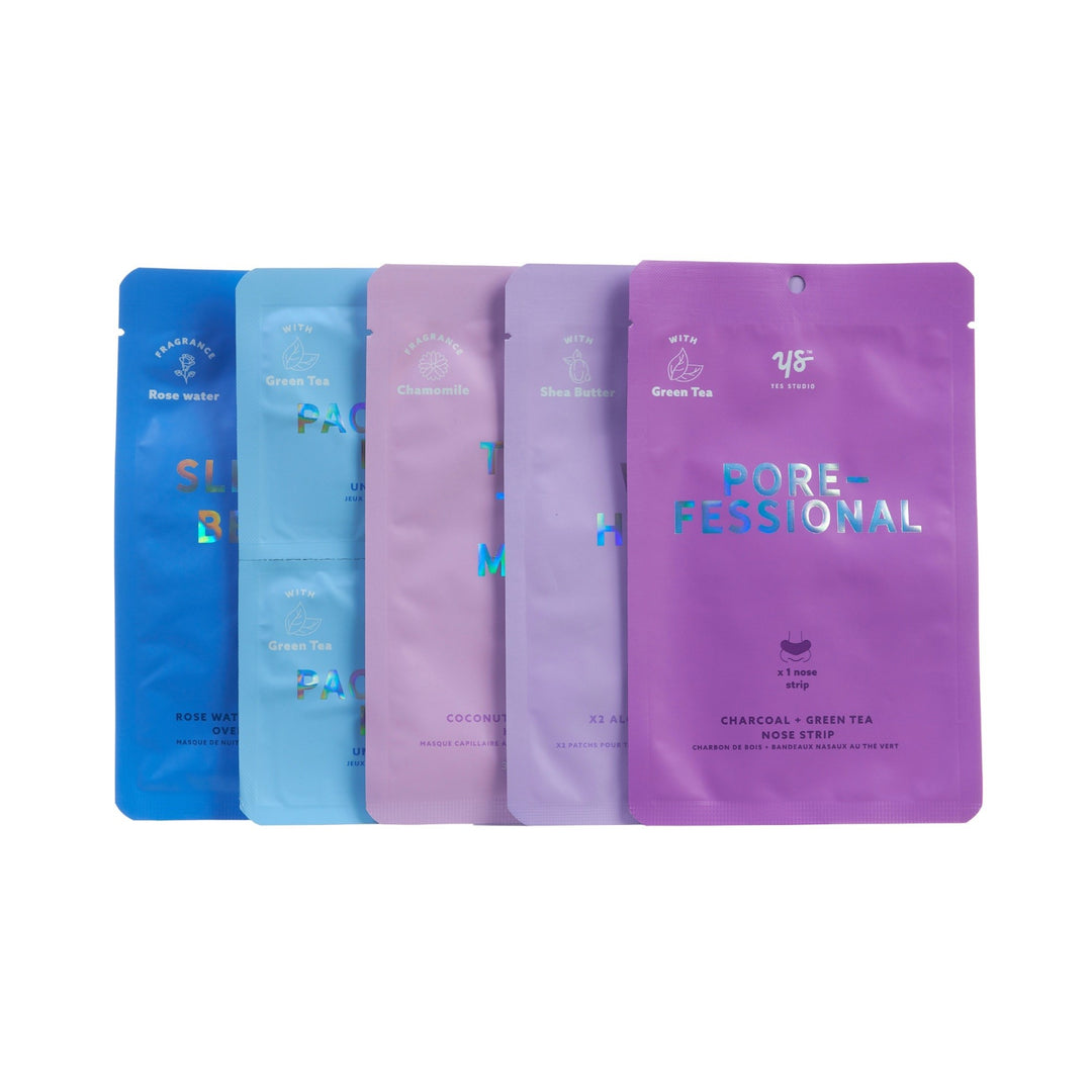 5PC BEAUTY SLEEP SHEET MASK SET