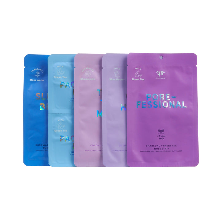 5PC BEAUTY SLEEP SHEET MASK SET