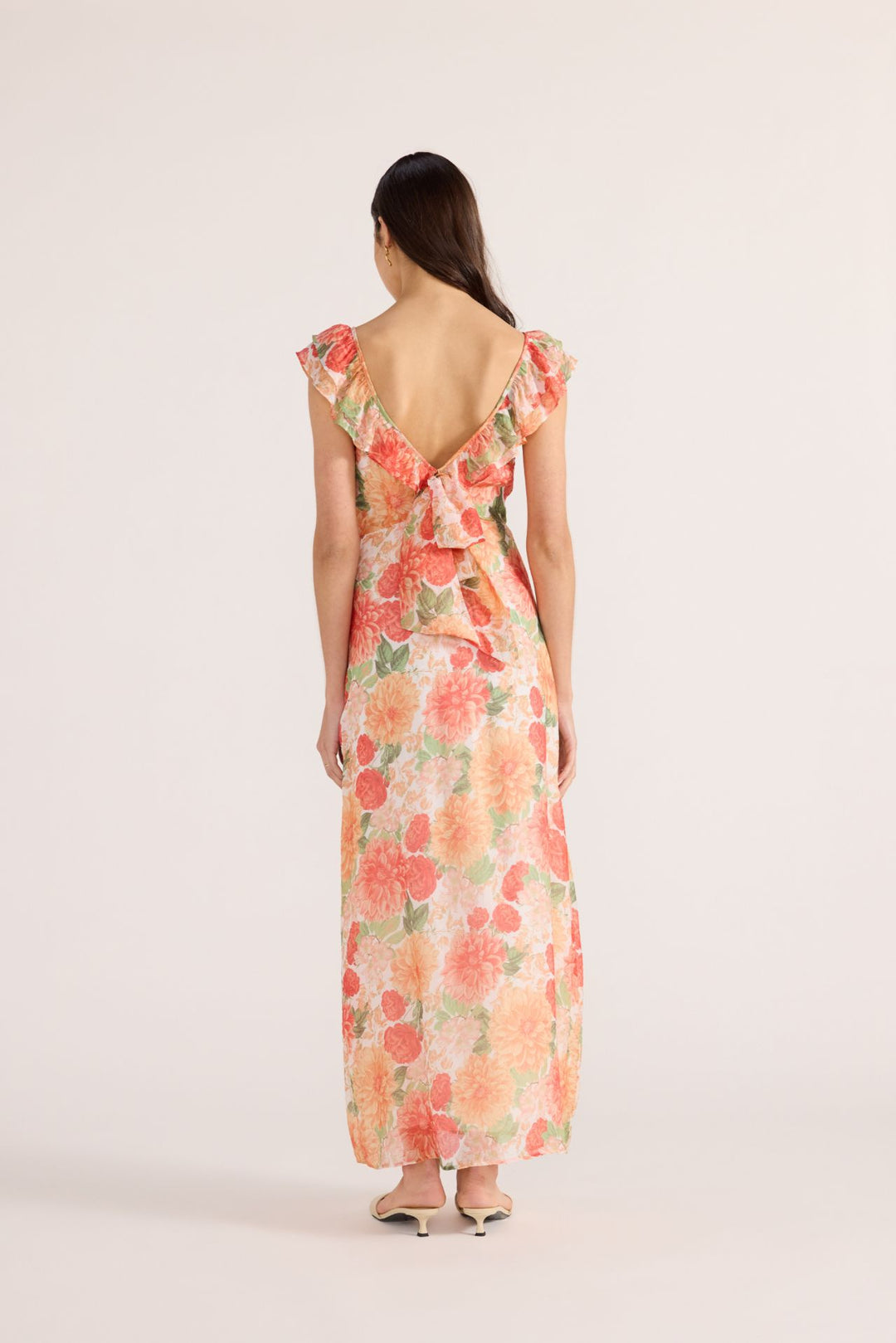 Aida Frill Maxi Dress
