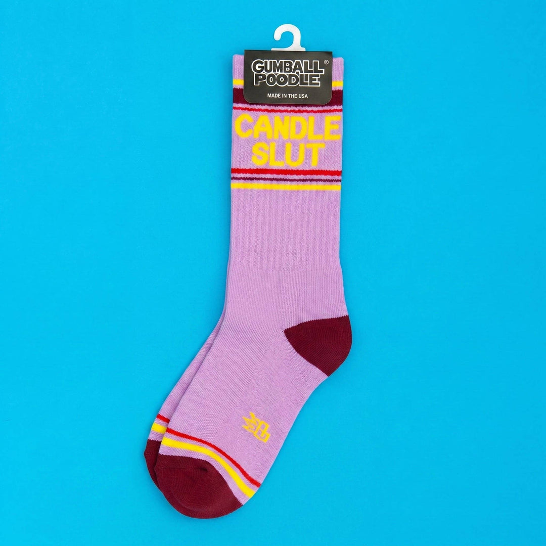 Candle Slut Gym Crew Socks
