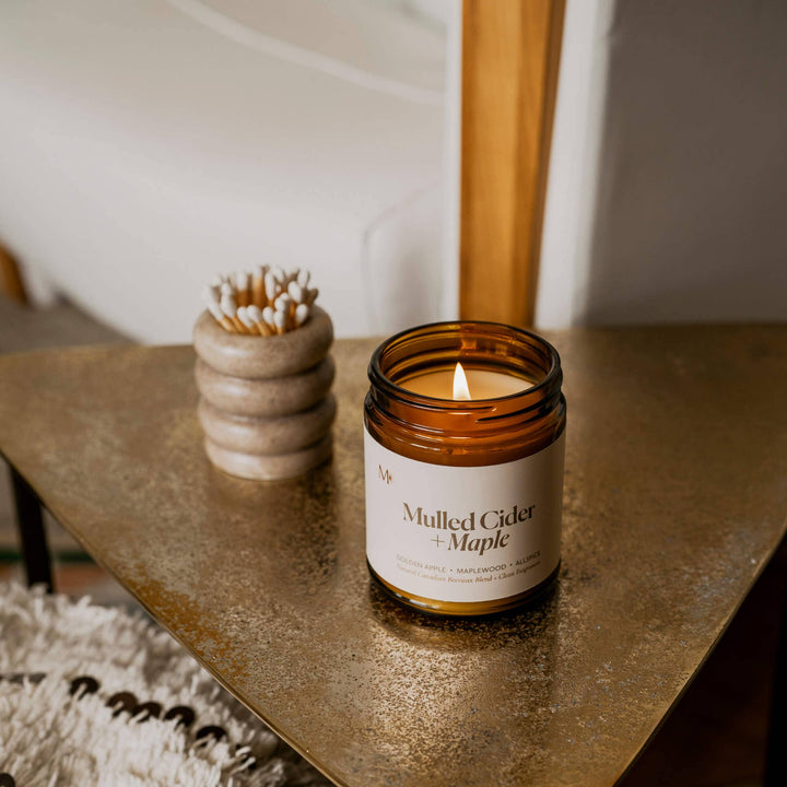 Mulled Cider + Maple | Canadian Beeswax Candle