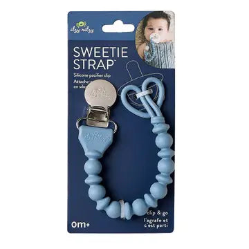 Sweetie Strap Silicone One-Piece Pacifier Clips