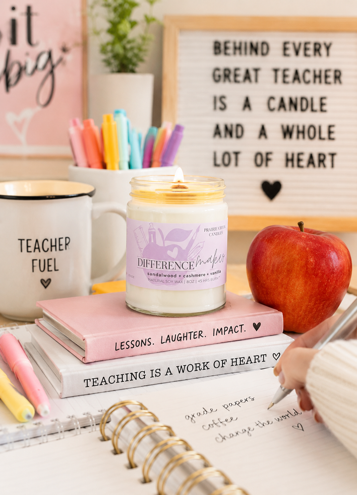 TEACHER | NON TOXIC SOY WAX CANDLE