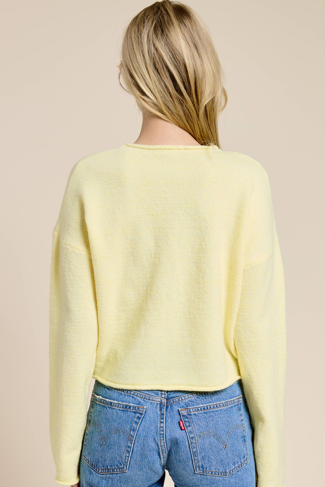 Essential Pullover Sweater Top: Butter
