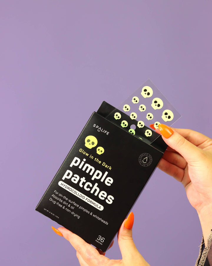 Glow in the Dark Skull Pimple Patches