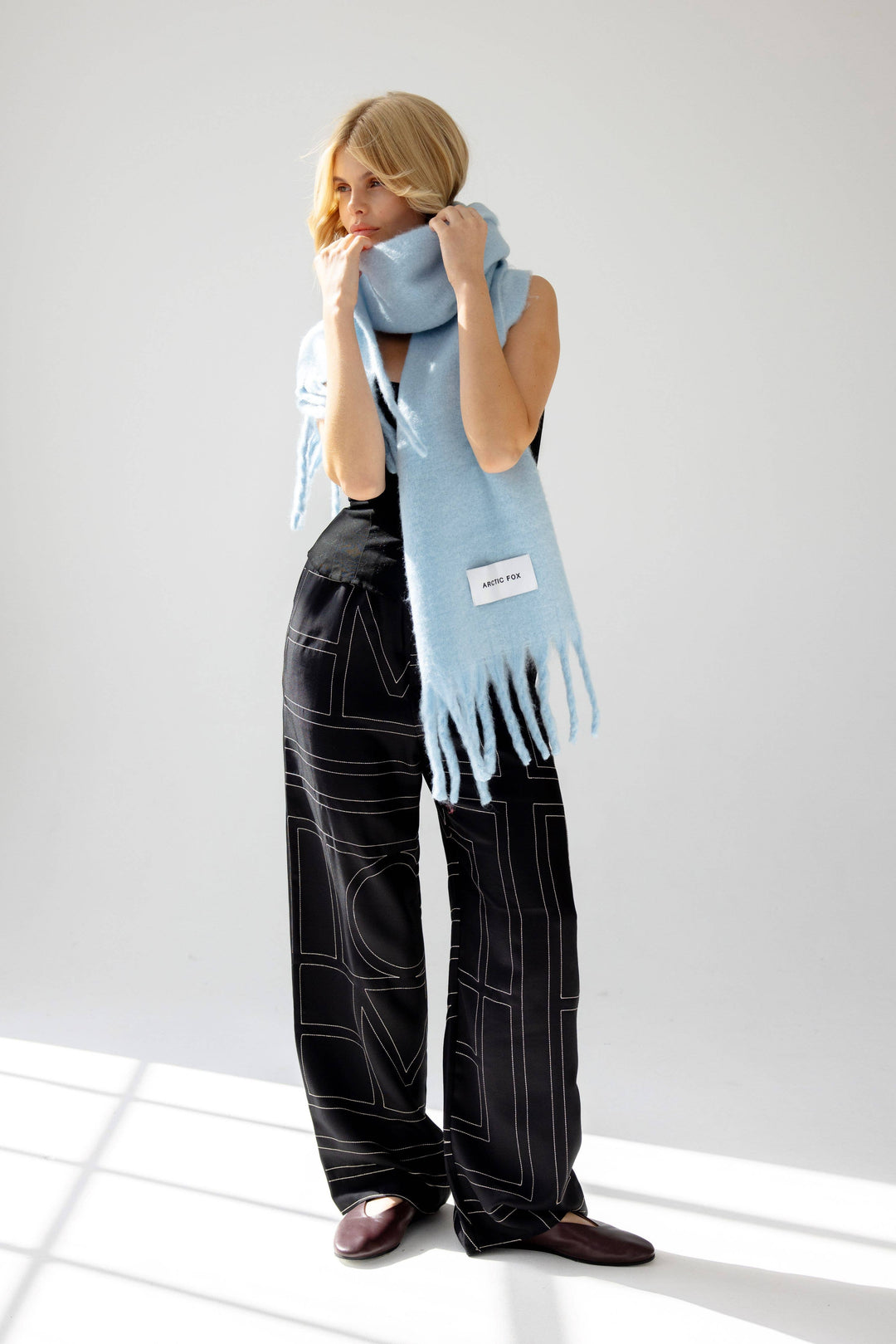 The Stockholm Scarf - Glacier Blue