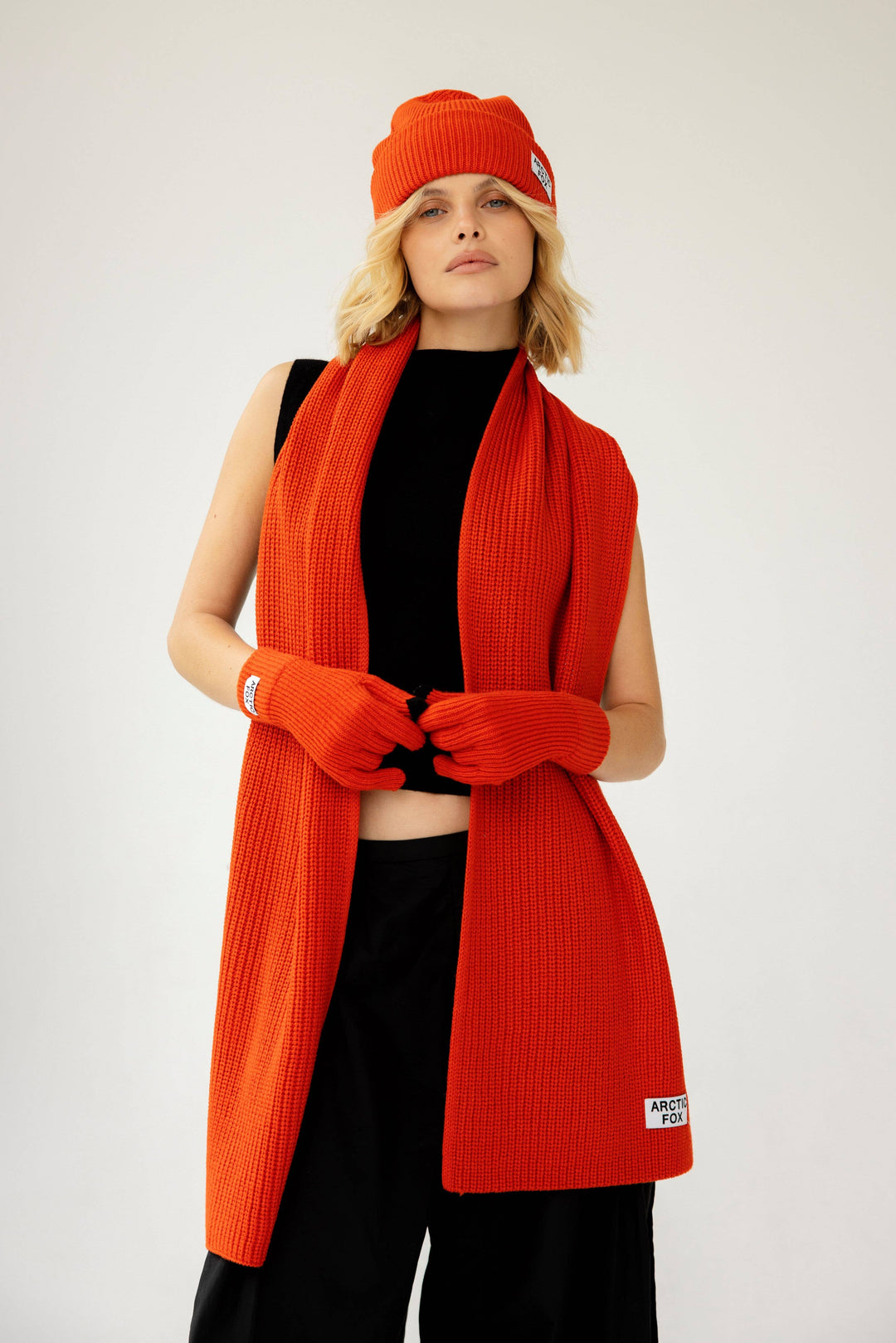 Recycled Bottle Scarf - Sunkissed Coral