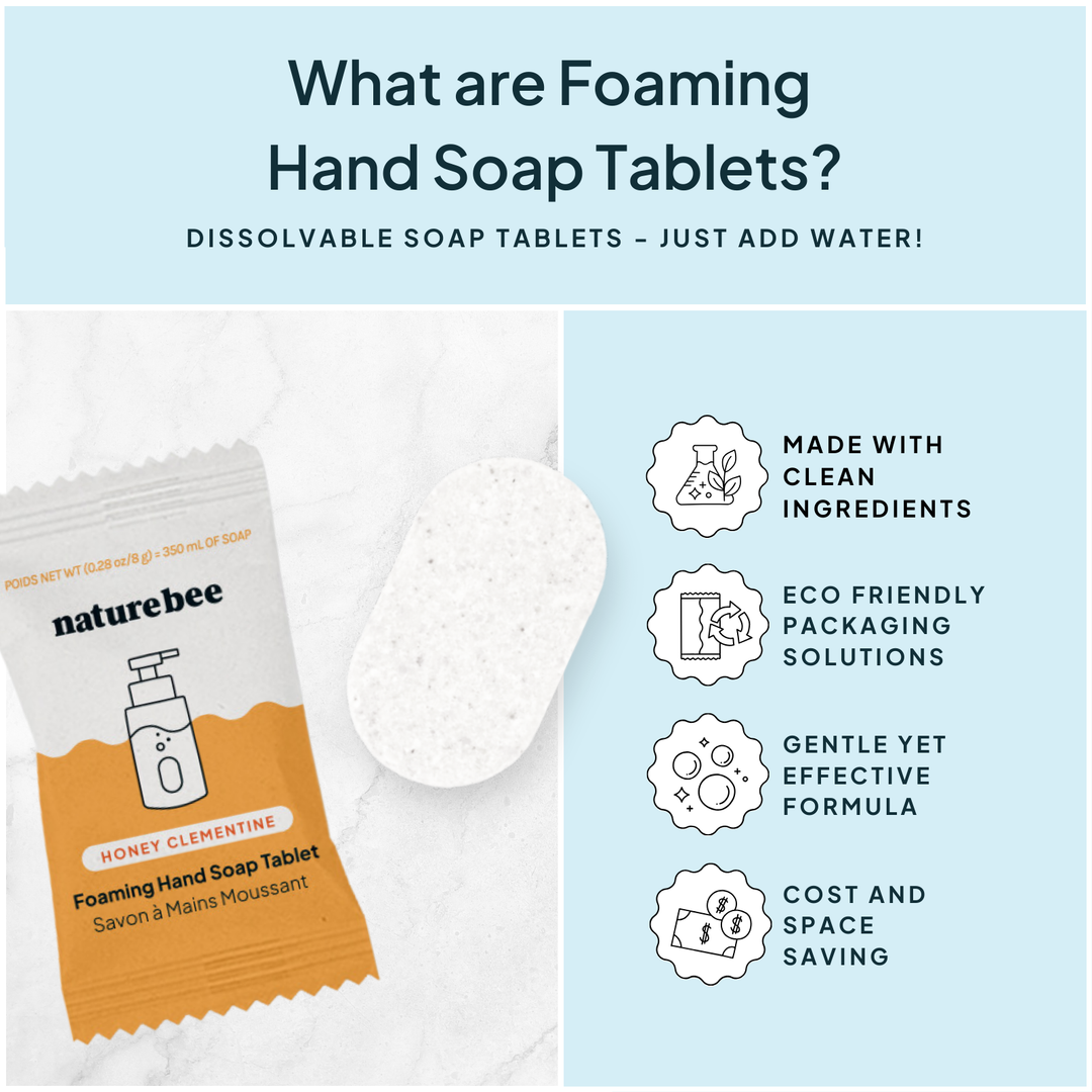 Honey Clementine Concentrated Foaming Hand Soap Tablet
