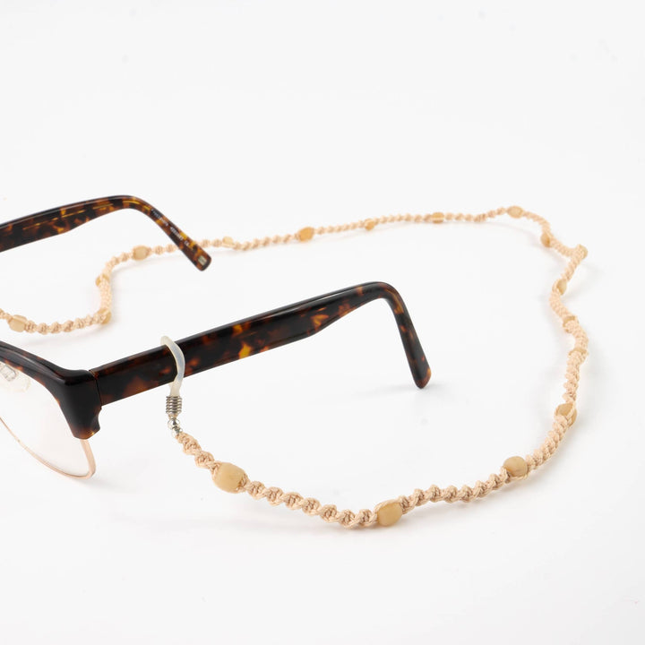 Hyam Beach Sunglass Chain: Beige