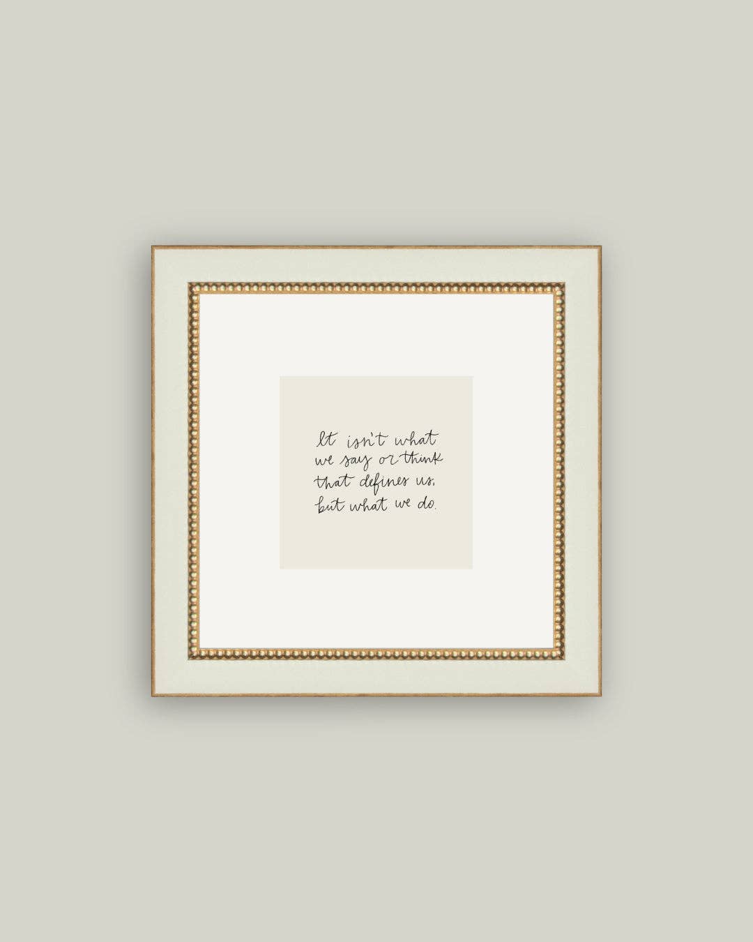 It Isn't Framed Antique Art: 8x8