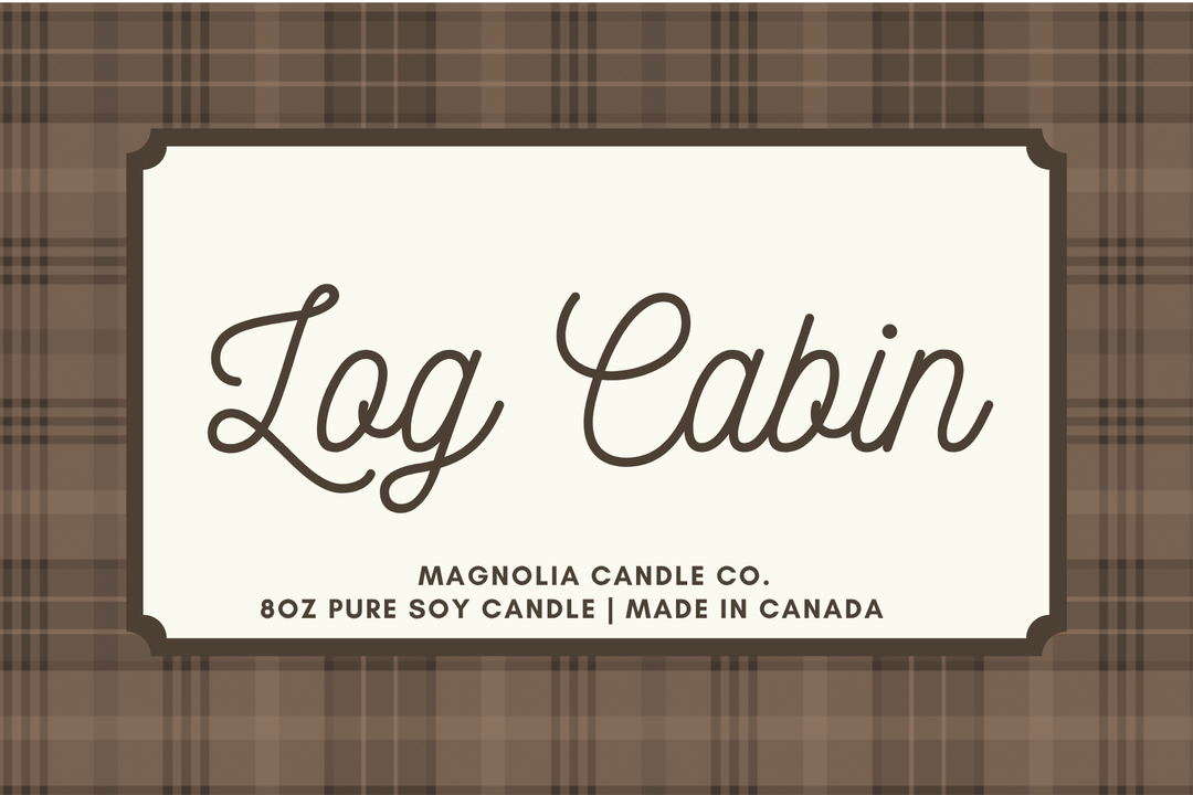 Log Cabin Candle