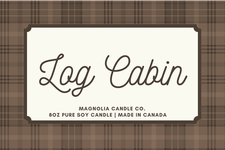 Log Cabin Candle