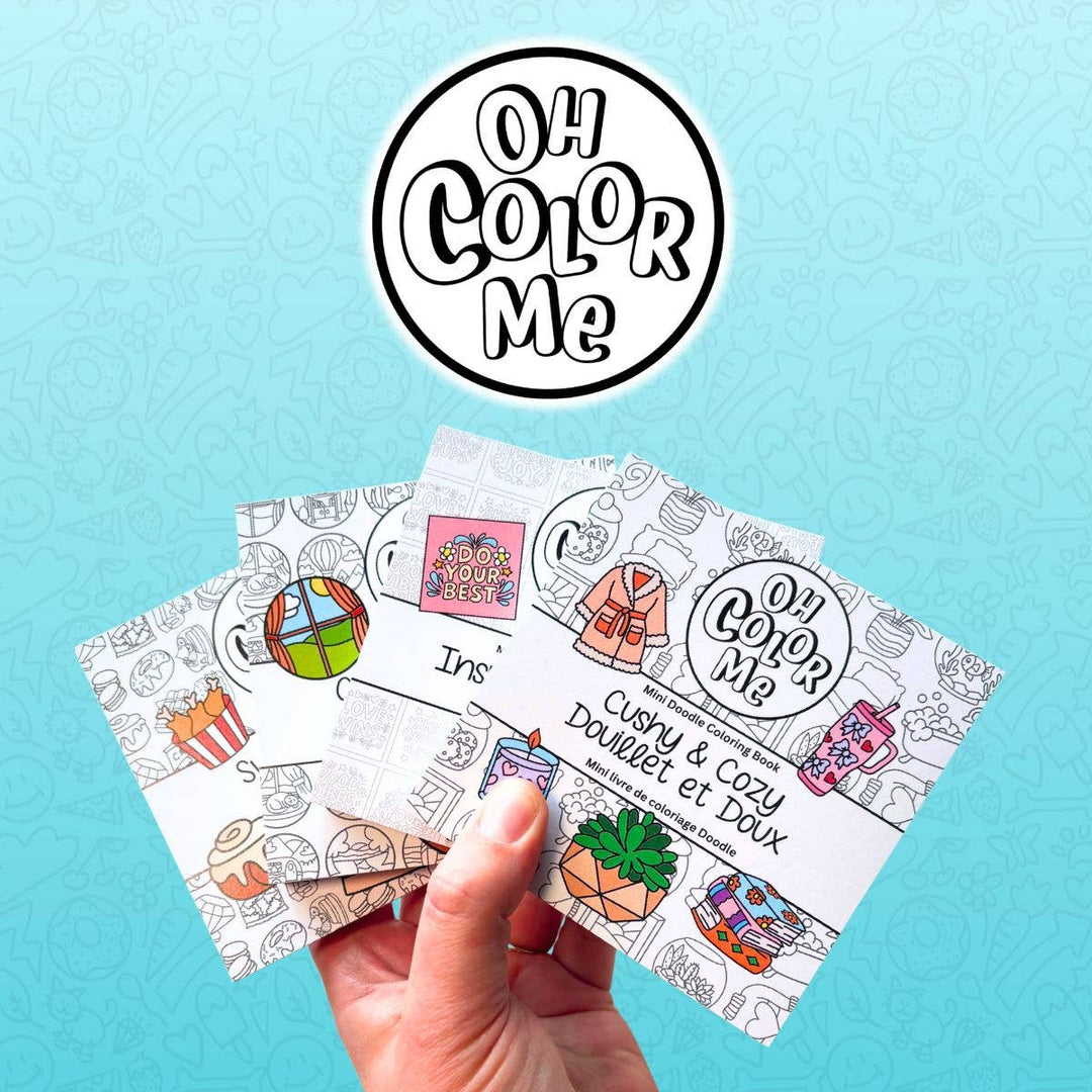 Halloween Mini Coloring Book - Spooky & Cozy
