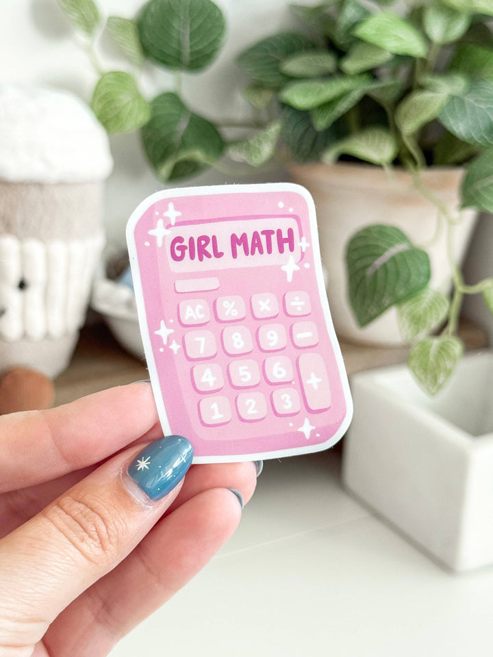 Girl Math Calculator - Vinyl Sticker