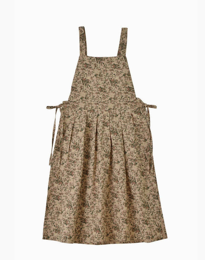 Cotton Flower Apron: White