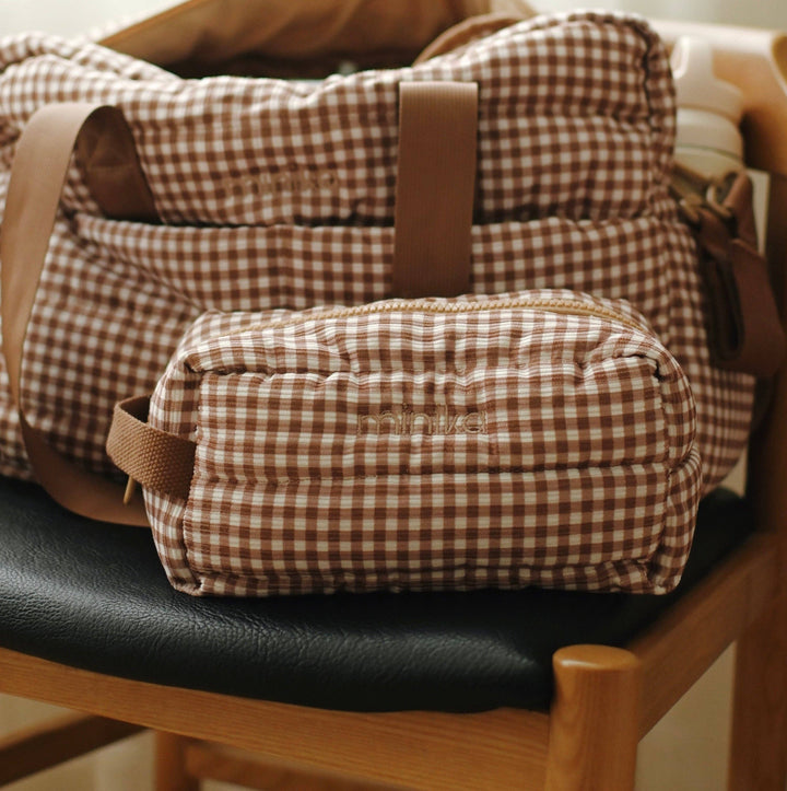 Pouch - Vichy brown