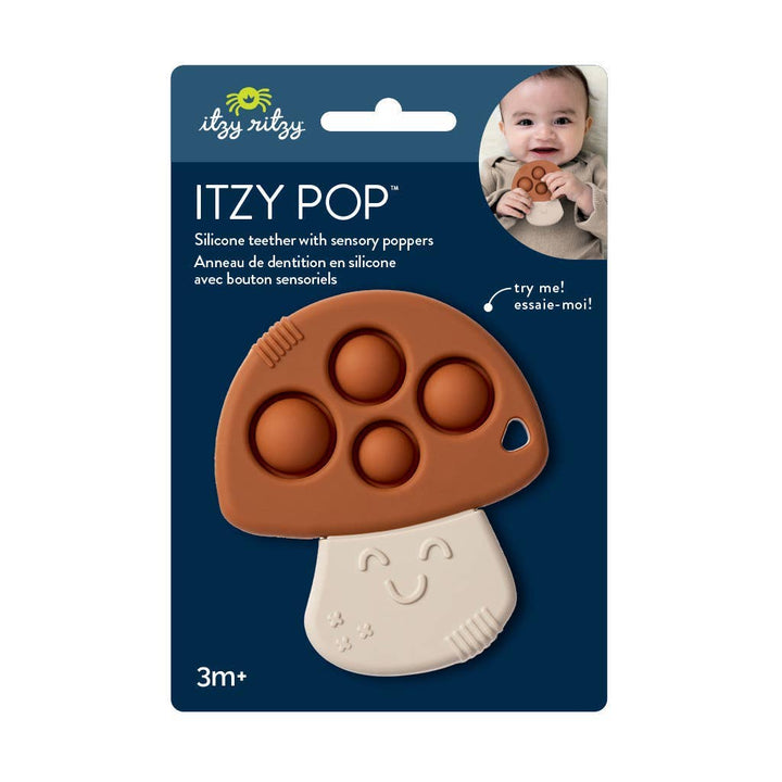 Itzy Pop™ Sensory Teether : Mushroom