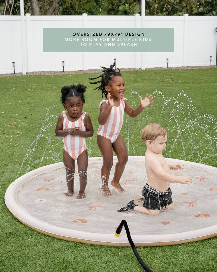 Sprinkler Splash Pad for Kids: Bows & Bloom