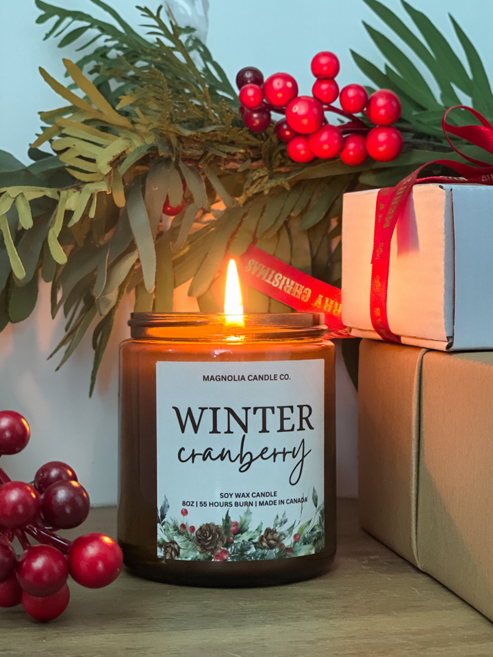 Winter Cranberry Candle