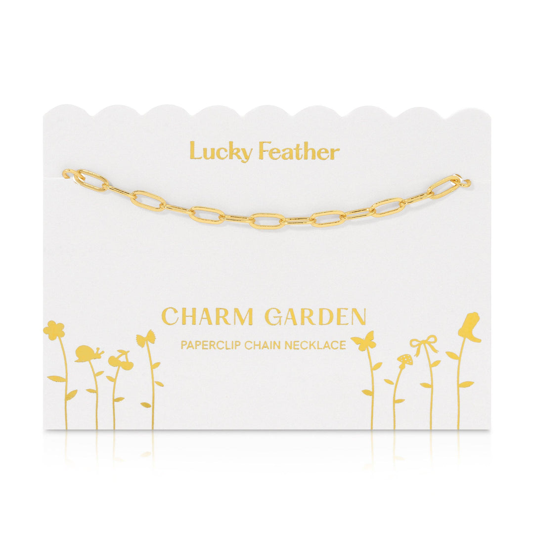 Charm Garden - Gold Paperclip Chain (18-20 in)