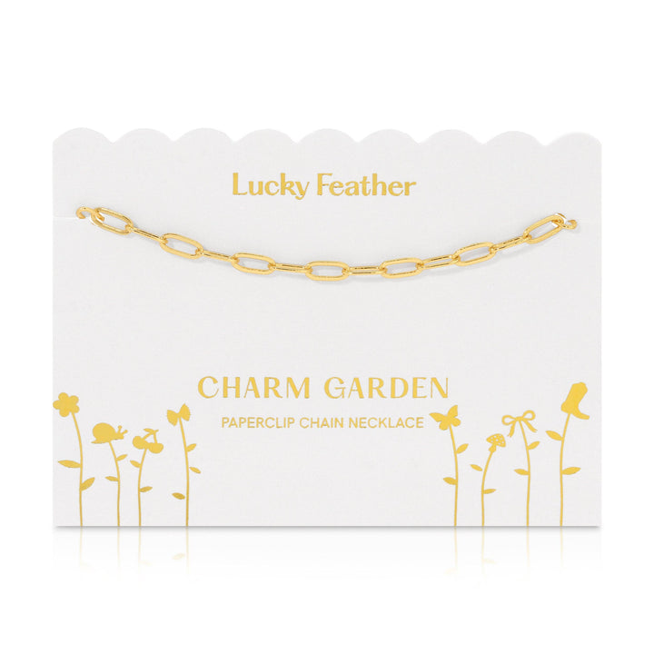 Charm Garden - Gold Paperclip Chain (18-20 in)