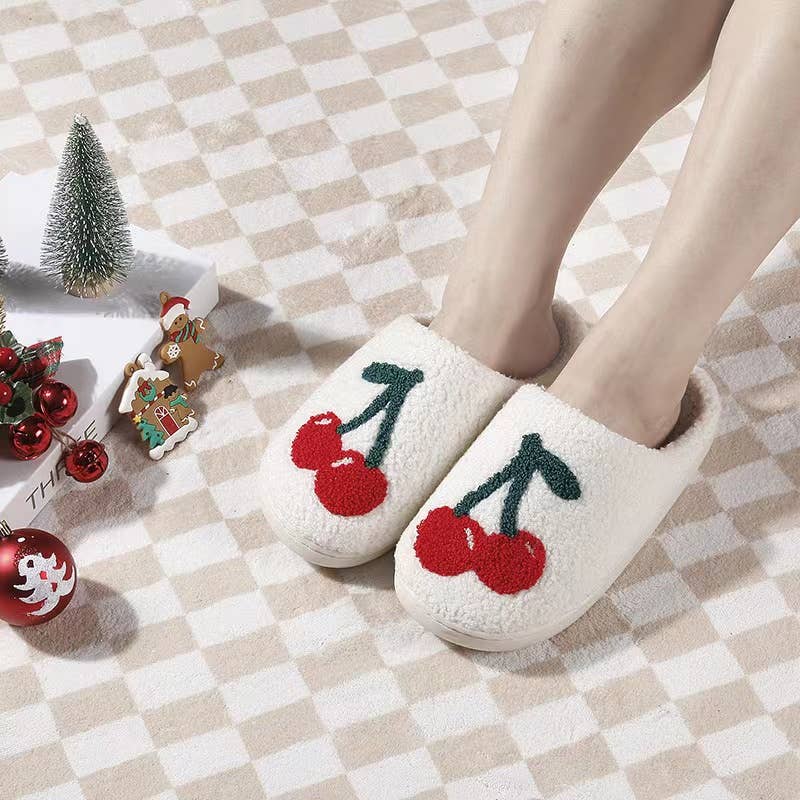 Cherry Slippers
