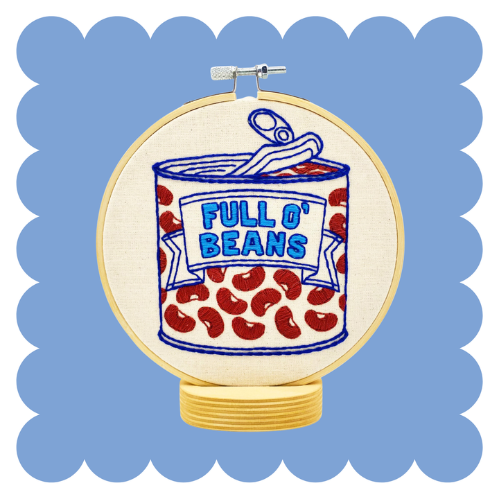 Beans Complete Embroidery Kit