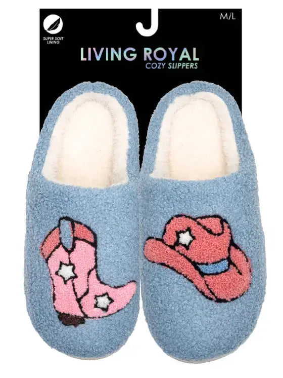 "Oh What Fun" Slippers- S/M