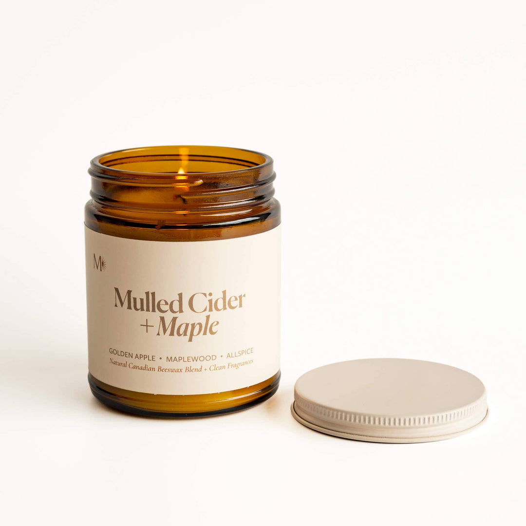Mulled Cider + Maple | Canadian Beeswax Candle