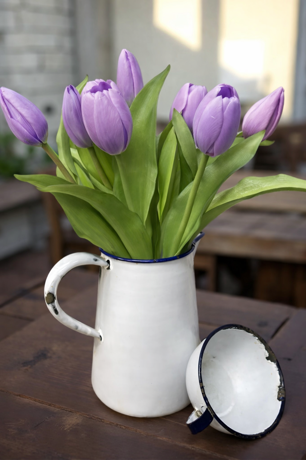 12" Fresh Touch Tulip Bundle - Lavender