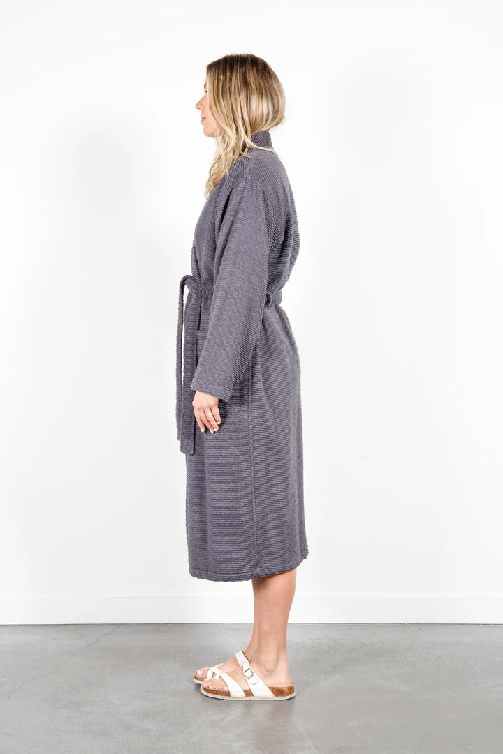 The Arnet Robe- Charcoal