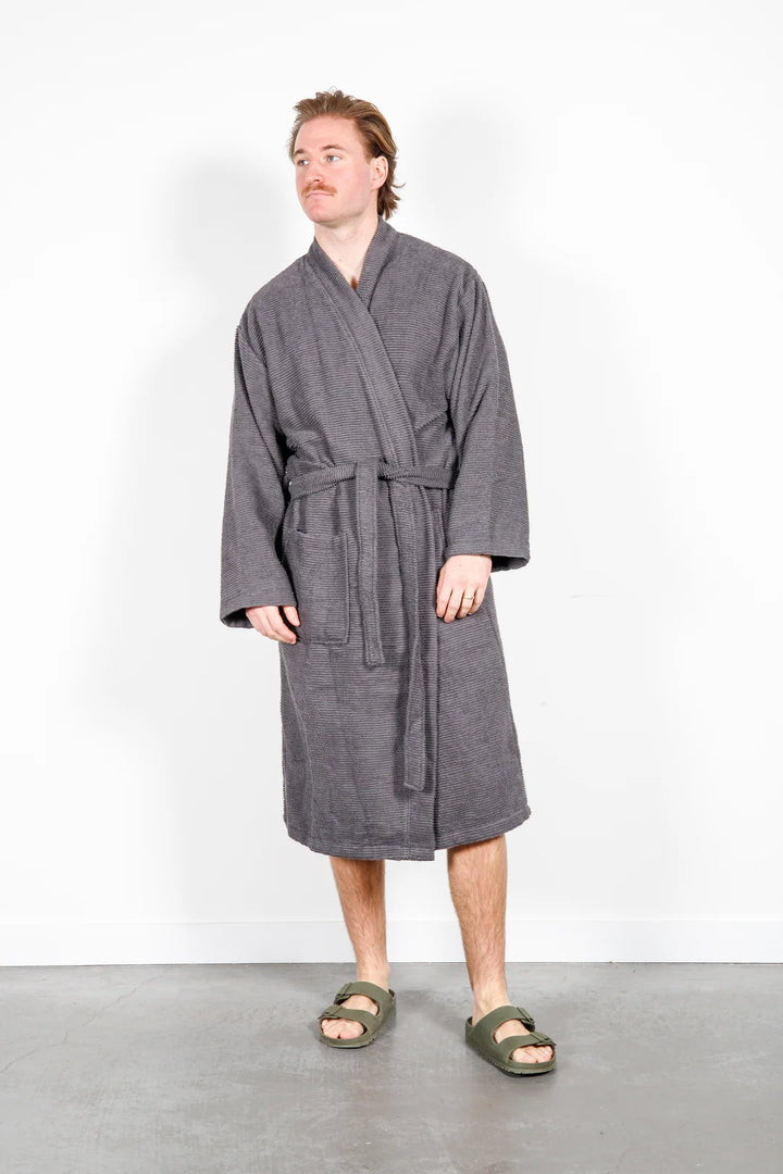 The Arnet Robe- Charcoal