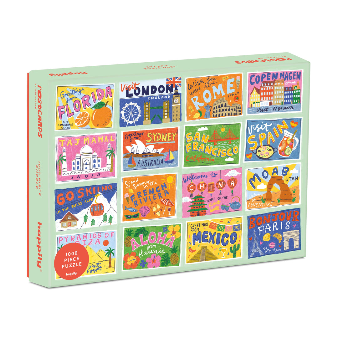 Postcards - 1,000 Piece Jigsaw Puzzle