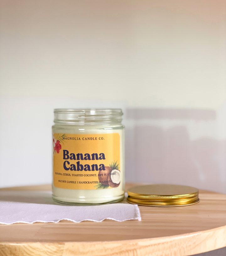 Banana Cabana 8 oz Candle