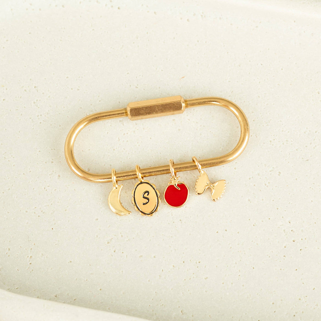 Charm Garden Add-a CharmKeyring - Gold