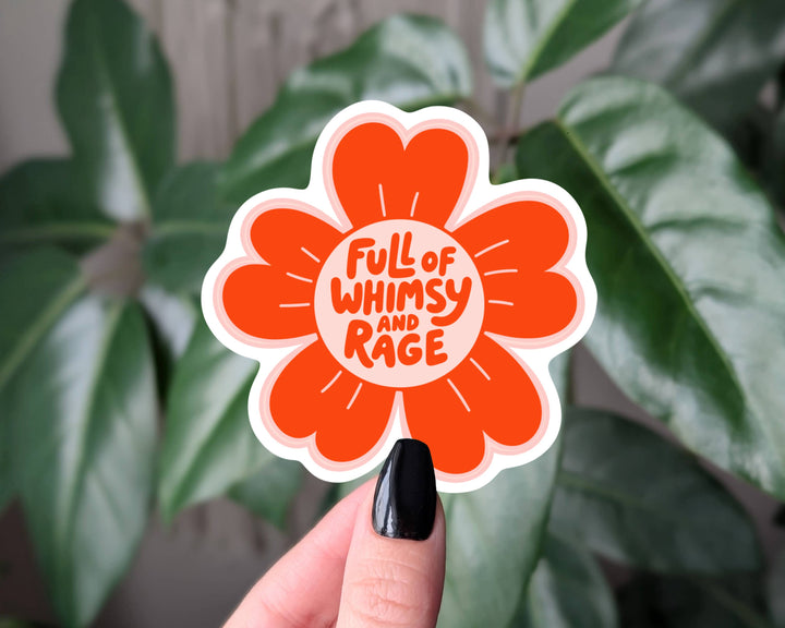 Funny Whimsy and Rage Sticker