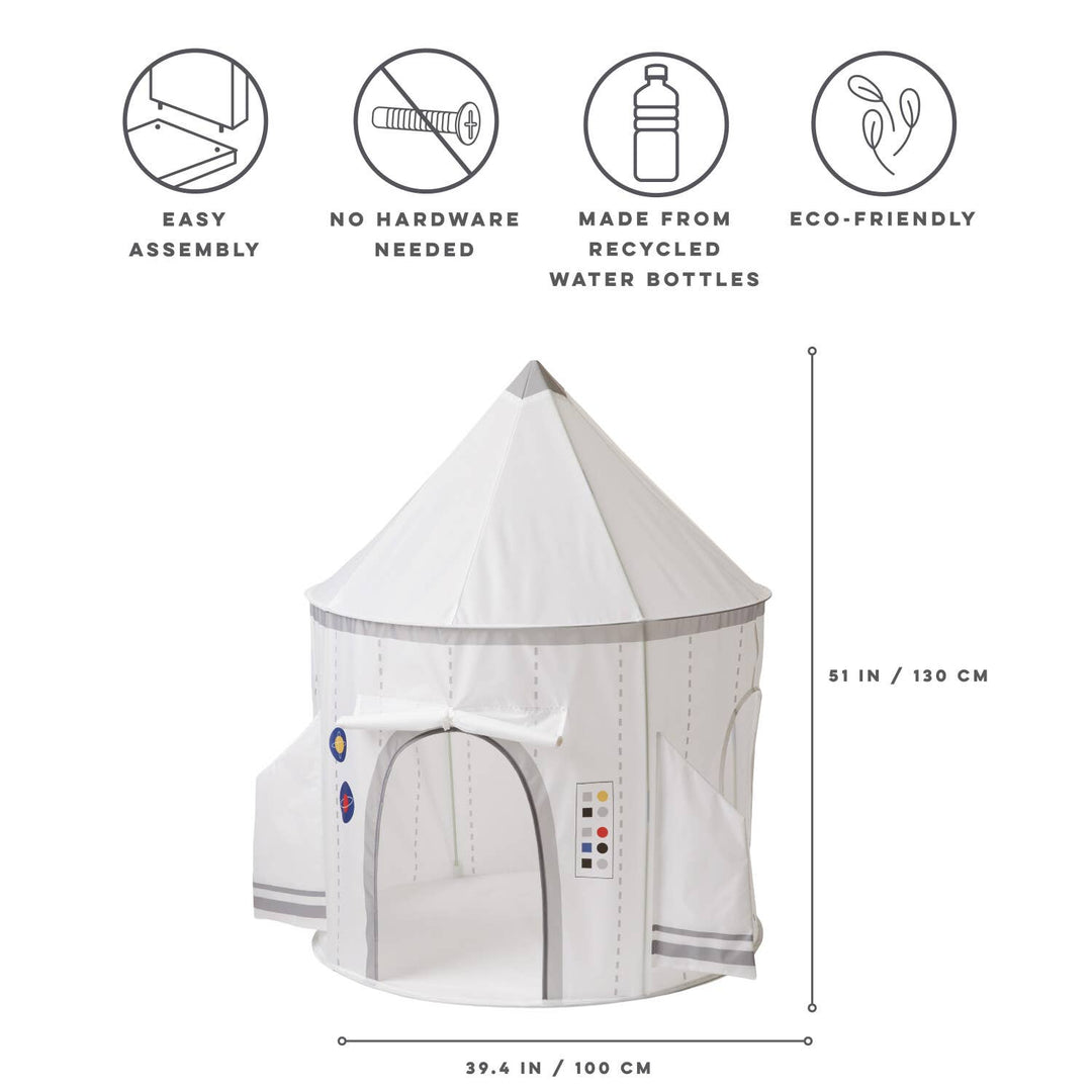 Kids Rocket Tent - Indoor Kids Space Play Tent