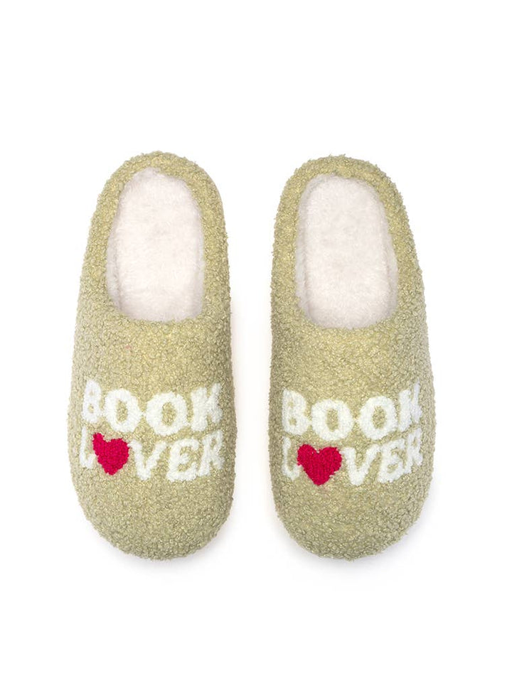 "Book Lover" Slippers: M/L