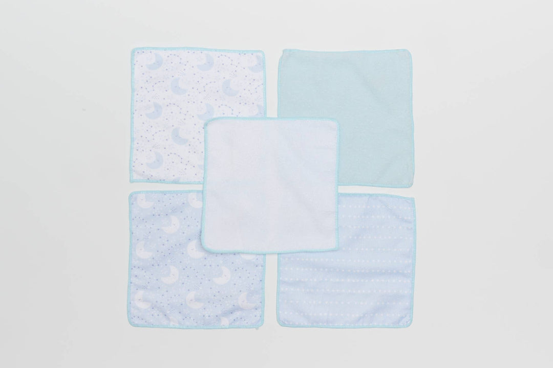 10 Pack Washcloths One Size | 9" X 9"- Green