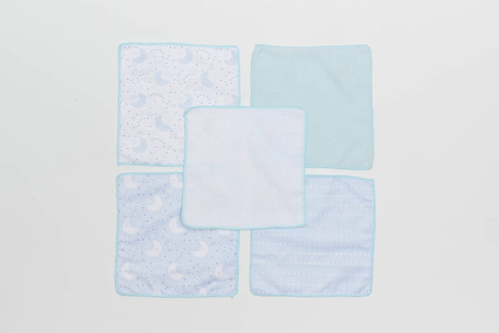 10 Pack Washcloths One Size | 9" X 9"- Green