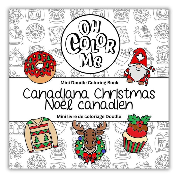 Mini Coloring Book - Canadiana Christmas
