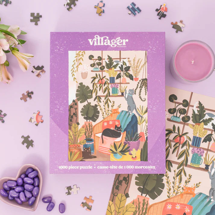 Balcony Cats- 1000 Piece Puzzle