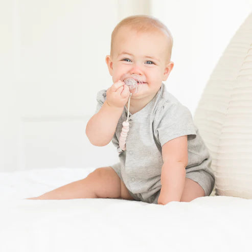 Pacifier Clip- Ballet Pink