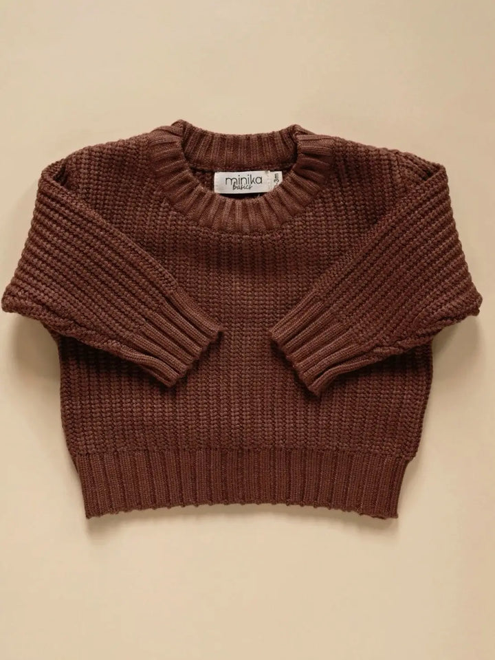 Knit Sweater- Cacao