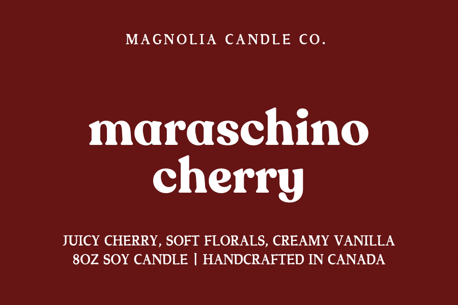 Maraschino Cherry Candle 8oz