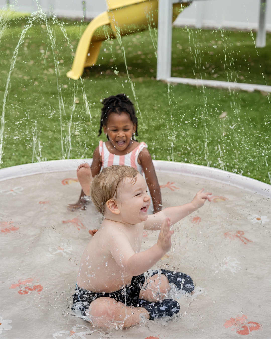 Sprinkler Splash Pad for Kids: Bows & Bloom