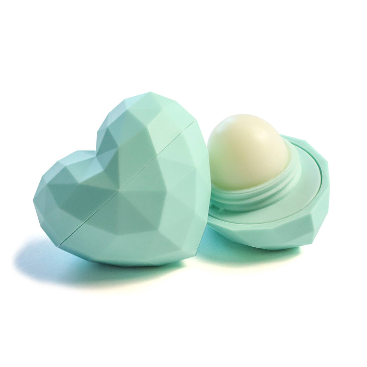 Teal Heart Lip Balm-Sweet Mint