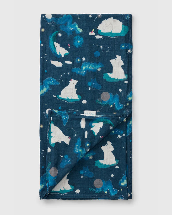 Muslin Swaddle- Stargazing Bear