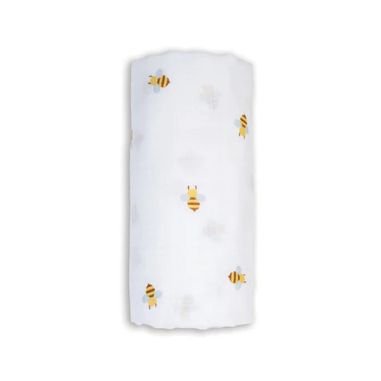 Bees Muslin Swaddle